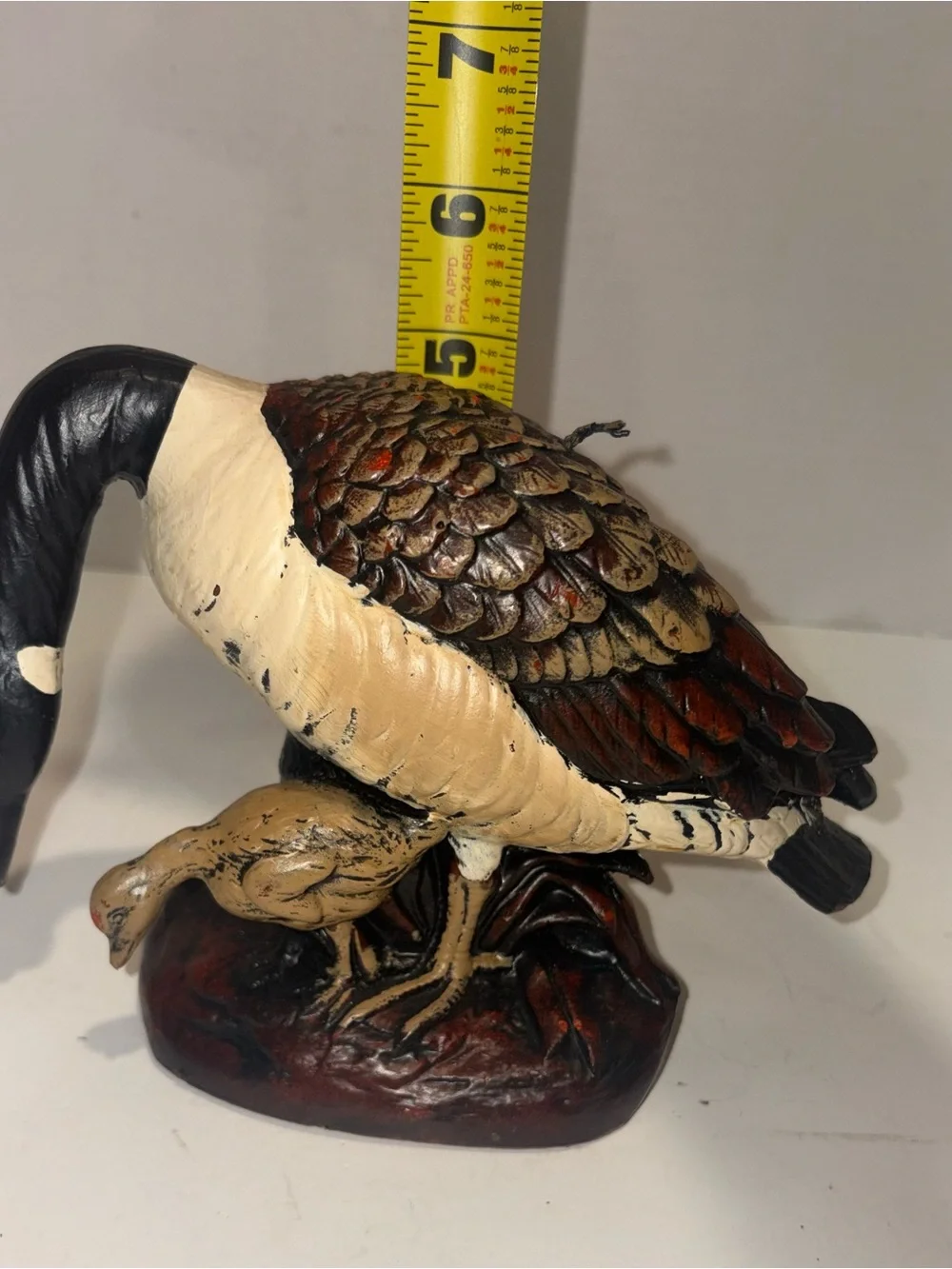 Vintage-Style Decorative Canada Goose Figurine Candle